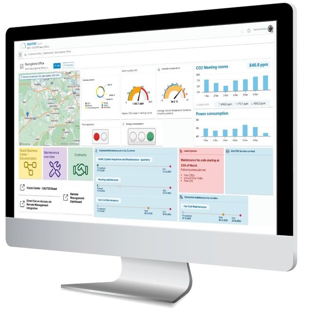 Sauter Building Control Schweiz AG: Halle 1.1, Stand B66